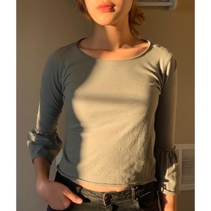 Bell sleeves top